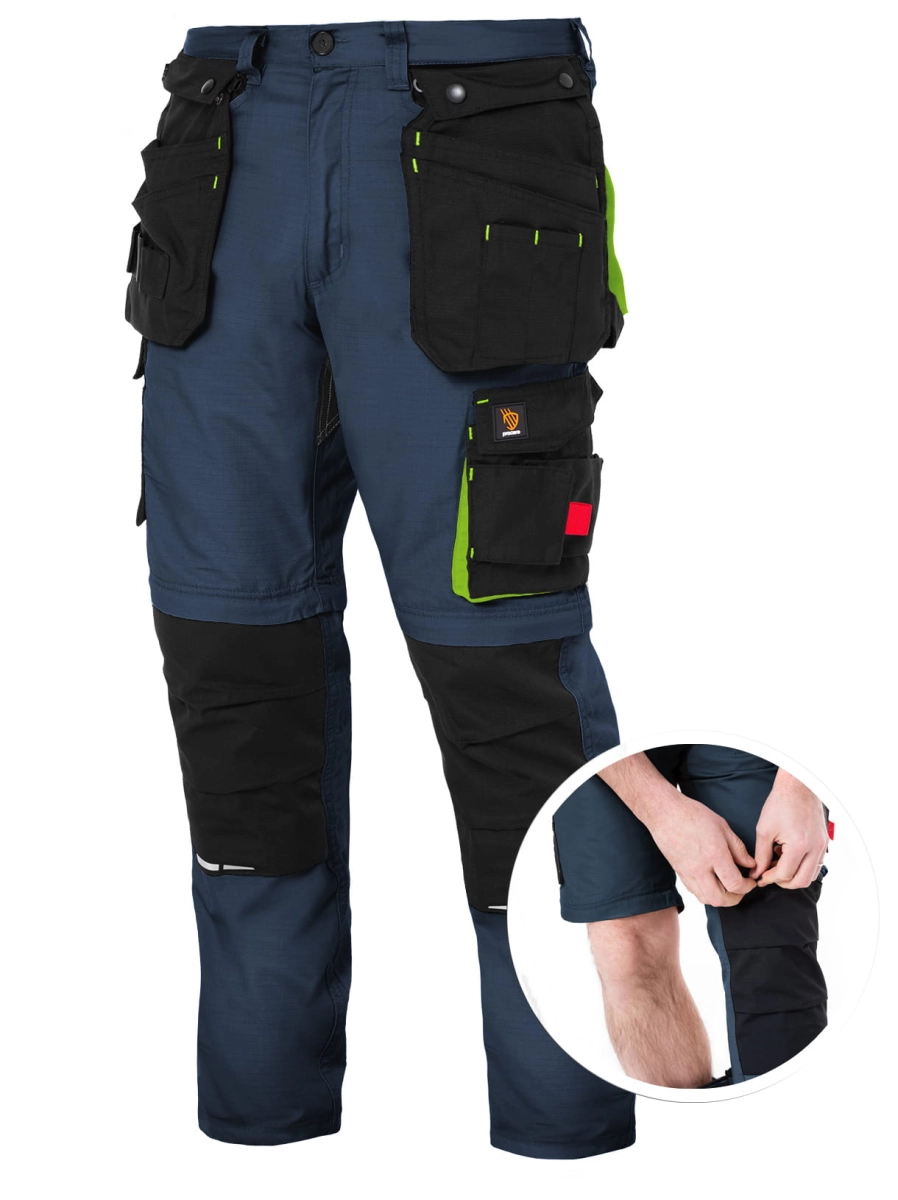 Spodnie robocze ZEUS NAVY 2w1