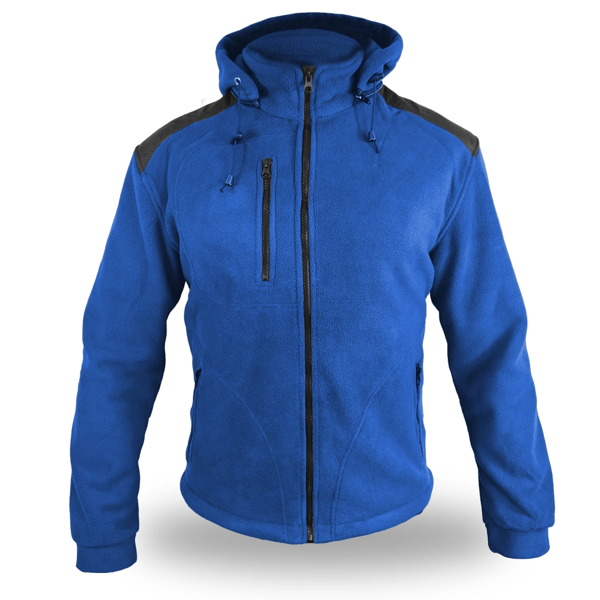 Polar z kapturem niebieski FLRA HOOD