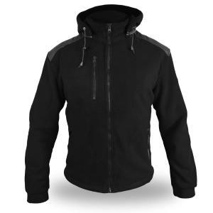 Polar z Kapturem czarny FLRA HOOD