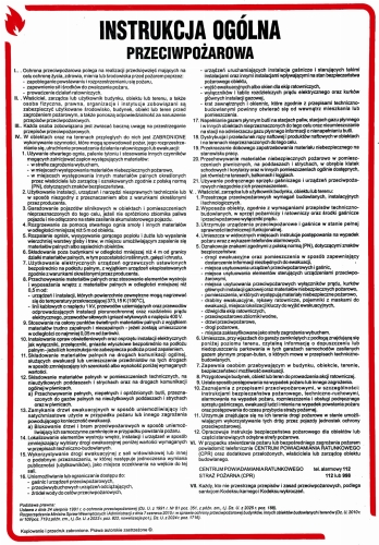Instrukcja PPOŻ ogólna