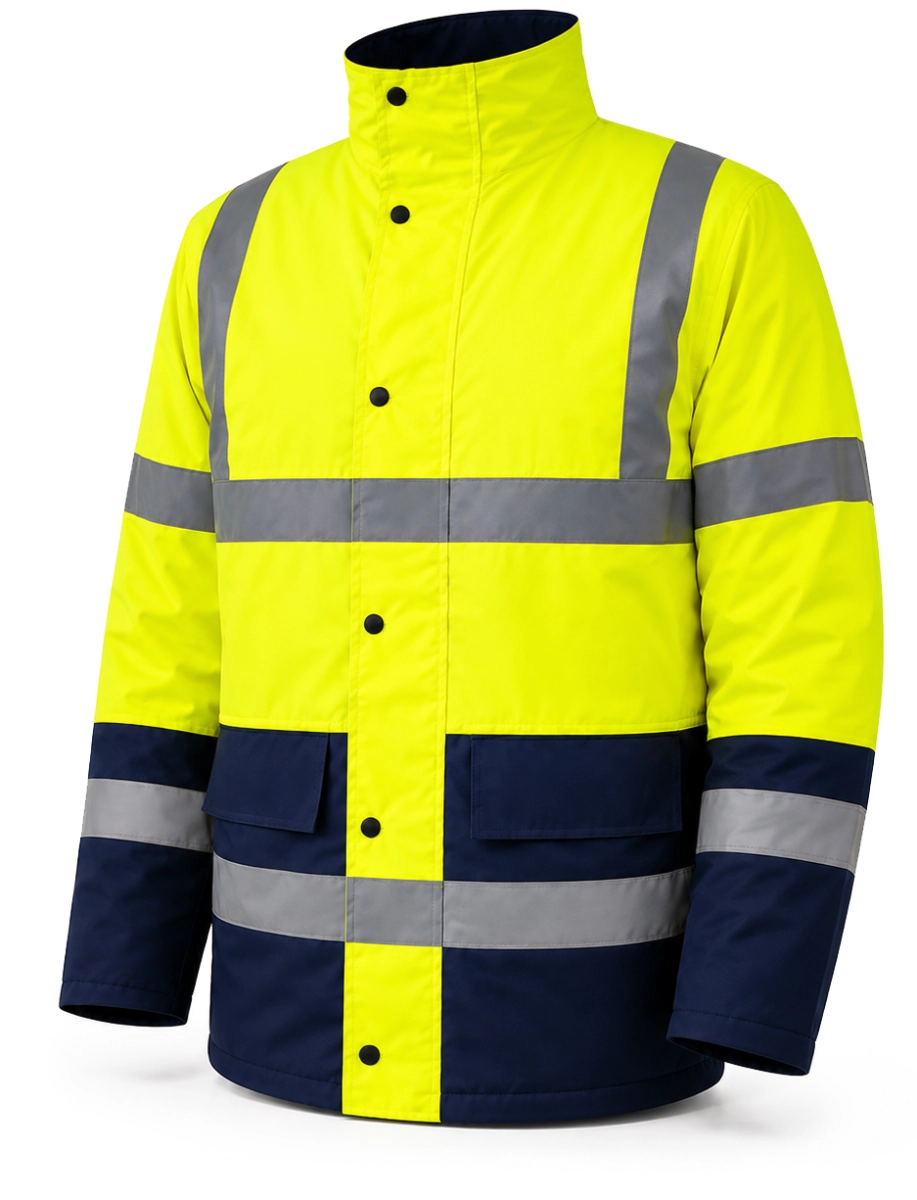Kurtka ocieplana odblaskowa HI-VIS YUKON YELLOW