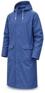 Płaszcz przeciwdeszczowy PVC AquaShield Pro Granatowy