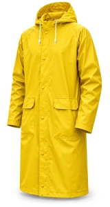 Płaszcz przeciwdeszczowy PVC AquaShield Pro Yellow